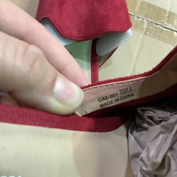 Mules made of genuine suede - Picture 2 of 3